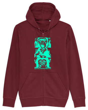 neon monkeyz Burgundy