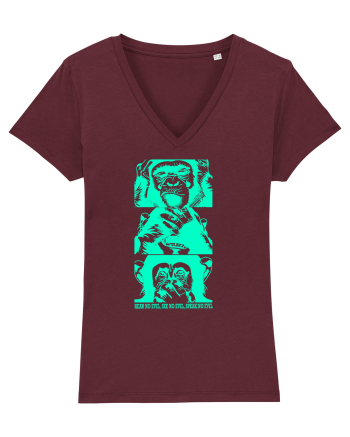 neon monkeyz Burgundy