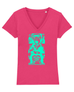 neon monkeyz Tricou mânecă scurtă guler V Damă Evoker