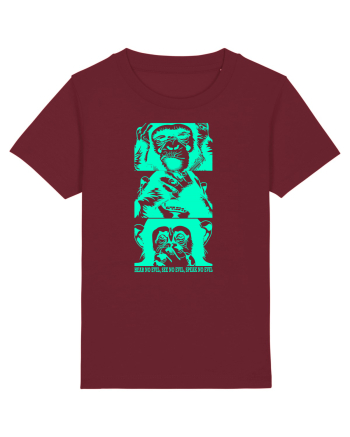 neon monkeyz Burgundy
