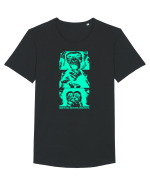 neon monkeyz Tricou mânecă scurtă guler larg Bărbat Skater