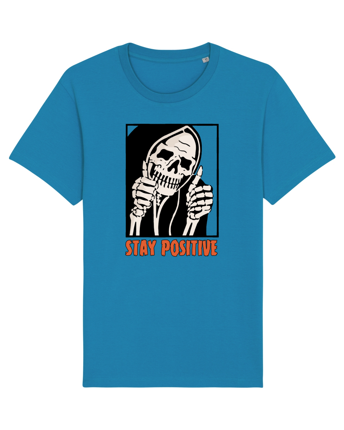 Tricou mânecă scurtă Unisex Rocker Azur