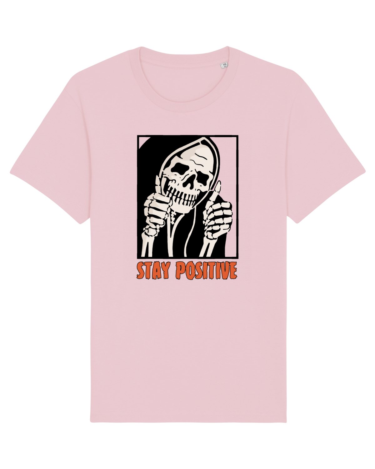 Tricou mânecă scurtă Unisex Rocker Cotton Pink