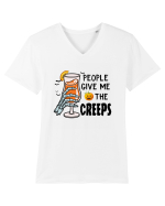 Trick or Taste Tricou mânecă scurtă guler V Bărbat Presenter