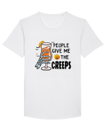 Trick or Taste Tricou mânecă scurtă guler larg Bărbat Skater