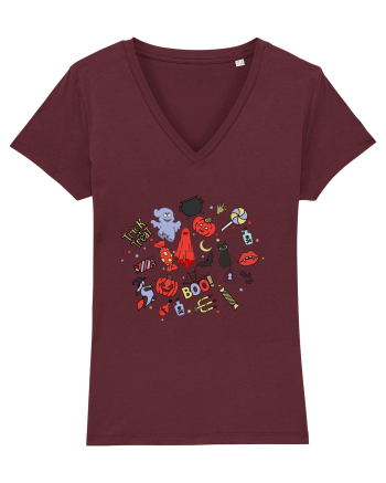 Trick or Treat Burgundy