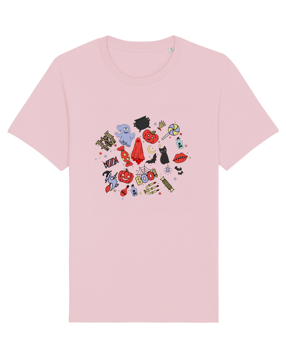 Tricou mânecă scurtă Unisex Rocker Cotton Pink