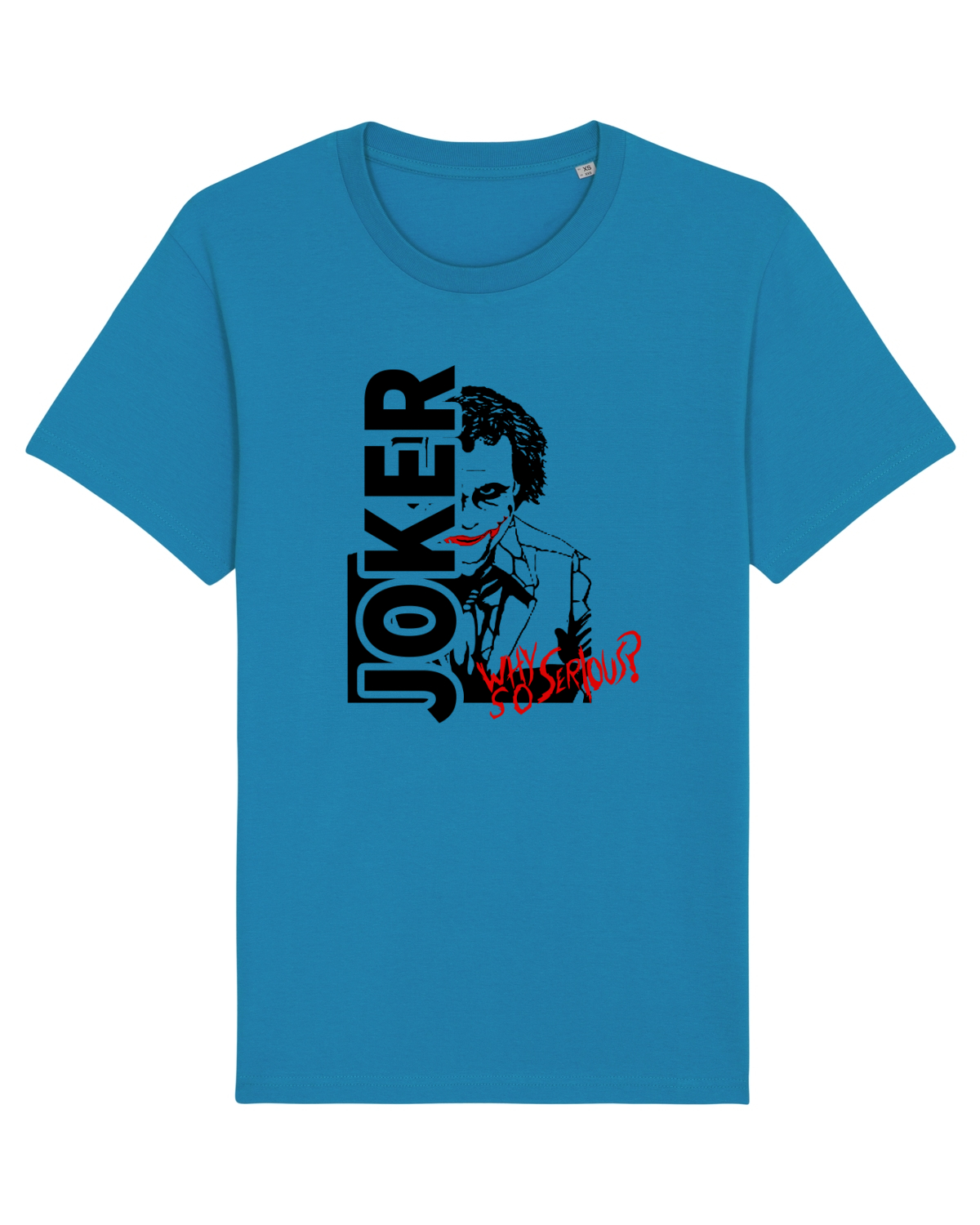 Tricou mânecă scurtă Unisex Rocker Azur