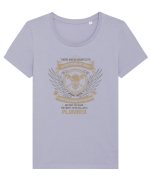 PLUMBER Tricou mânecă scurtă guler larg fitted Damă Expresser