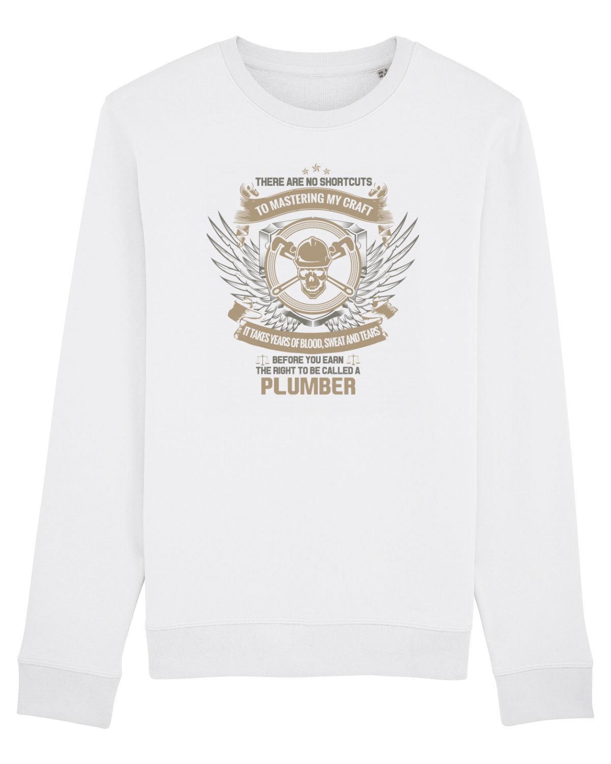 Bluză mânecă lungă Unisex Rise White