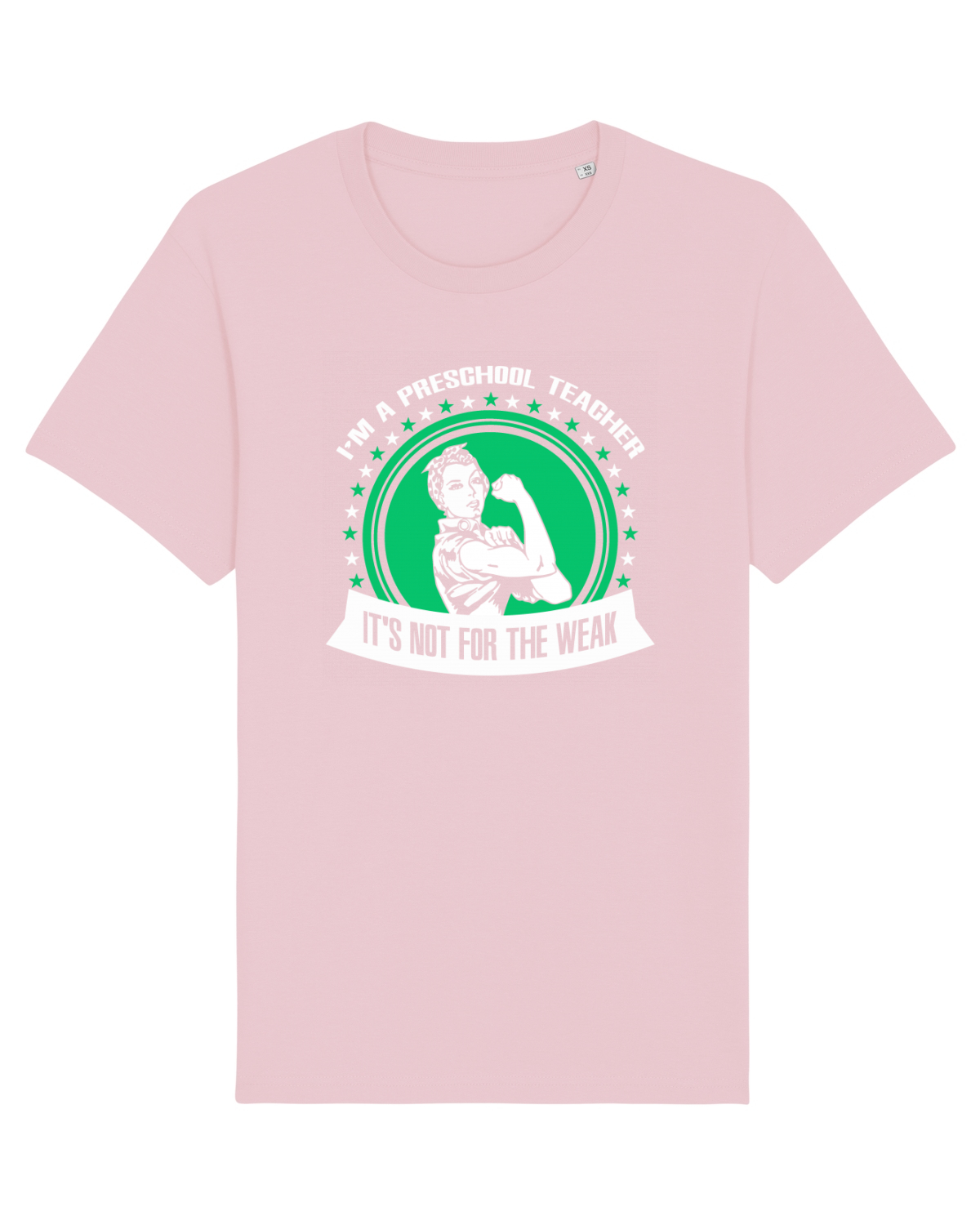 Tricou mânecă scurtă Unisex Rocker Cotton Pink