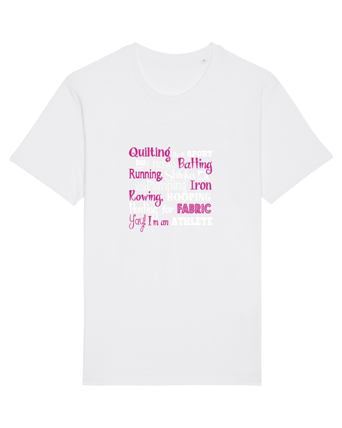 Tricou mânecă scurtă Unisex Rocker White