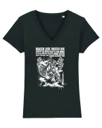 RACE Tricou mânecă scurtă guler V Damă Evoker