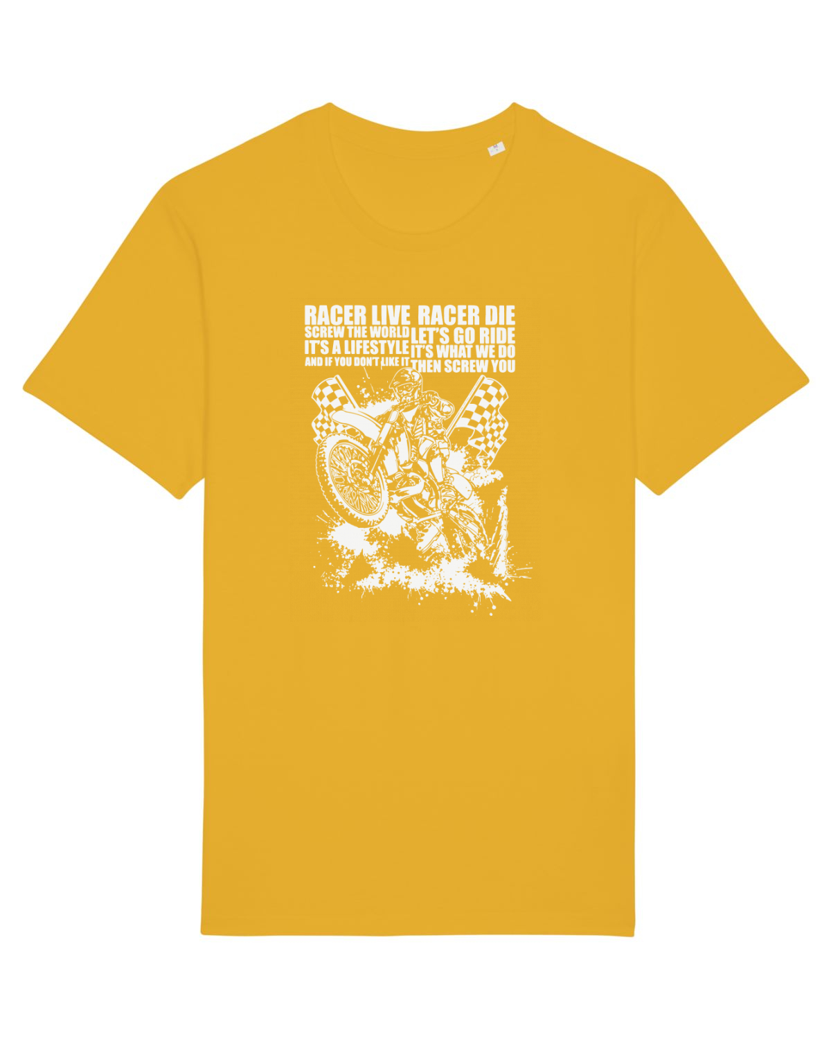 Tricou mânecă scurtă Unisex Rocker Spectra Yellow