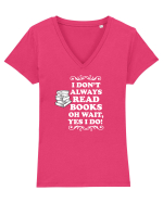 READ BOOKS Tricou mânecă scurtă guler V Damă Evoker