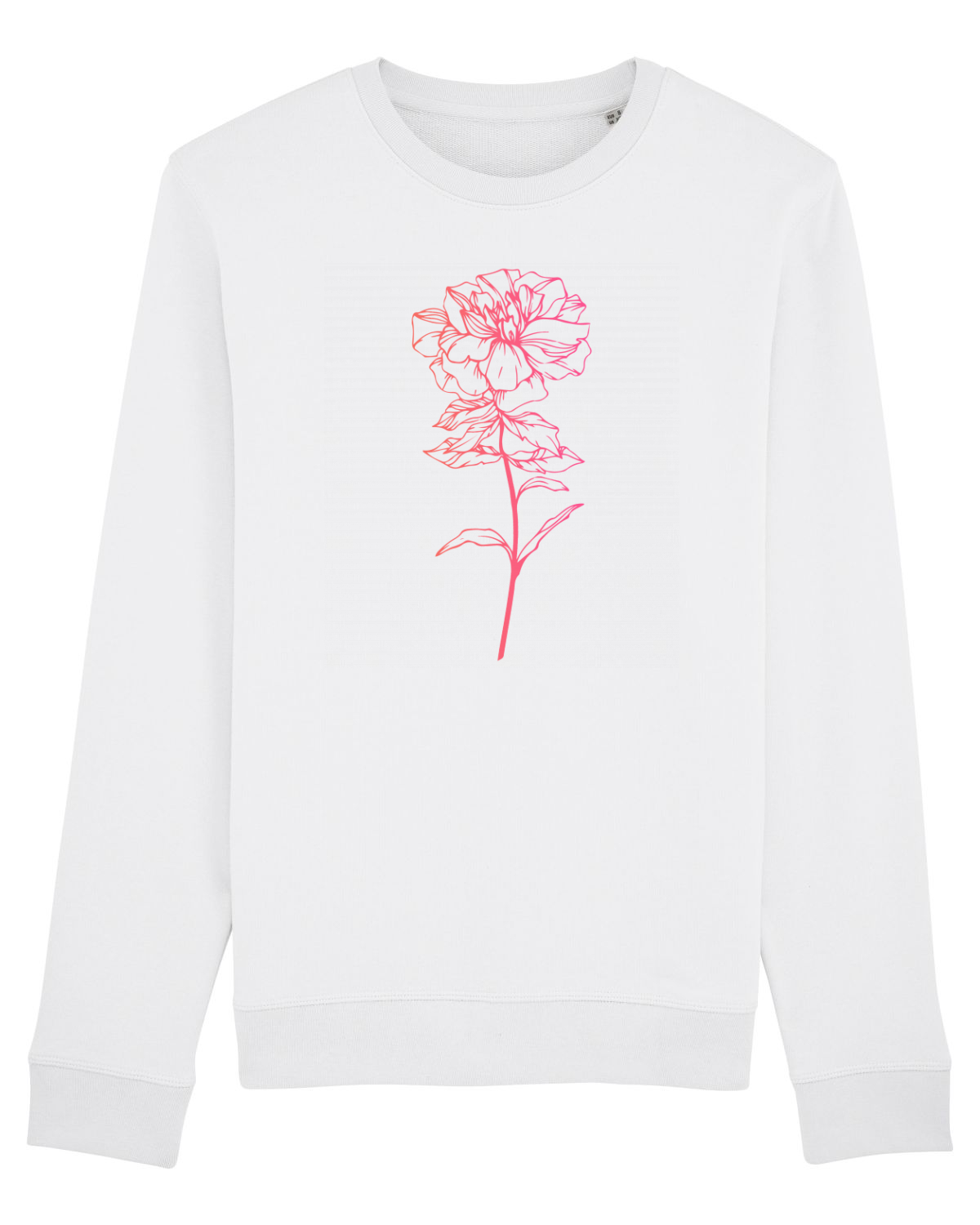 Bluză mânecă lungă Unisex Rise White
