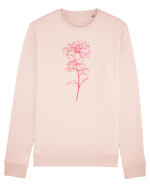 Pink Flower Bluză mânecă lungă Unisex Rise