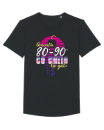 Generația 80 - 90 cu cheia la gât Tricou mânecă scurtă guler larg Bărbat Skater
