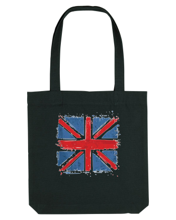 British Flag | UK Flag | England Distressed Flag Black