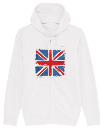 British Flag | UK Flag | England Distressed Flag White