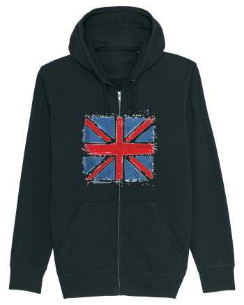 British Flag | UK Flag | England Distressed Flag Black