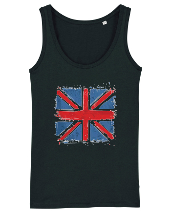 British Flag | UK Flag | England Distressed Flag Black