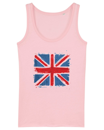 British Flag | UK Flag | England Distressed Flag Cotton Pink