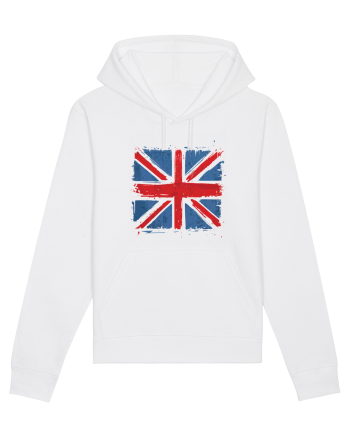 British Flag | UK Flag | England Distressed Flag White