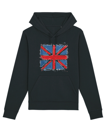 British Flag | UK Flag | England Distressed Flag Black