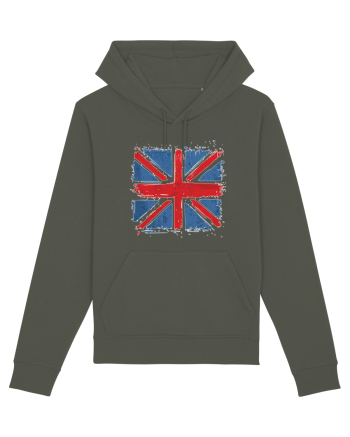 British Flag | UK Flag | England Distressed Flag Khaki