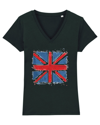 British Flag | UK Flag | England Distressed Flag Black