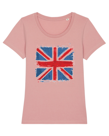 British Flag | UK Flag | England Distressed Flag Canyon Pink