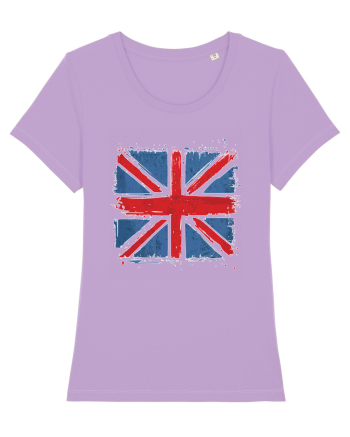 British Flag | UK Flag | England Distressed Flag Lavender Dawn