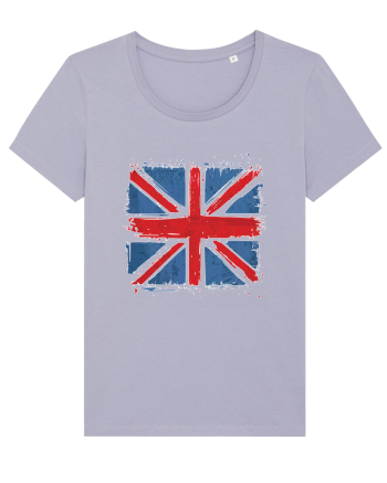 British Flag | UK Flag | England Distressed Flag Lavender