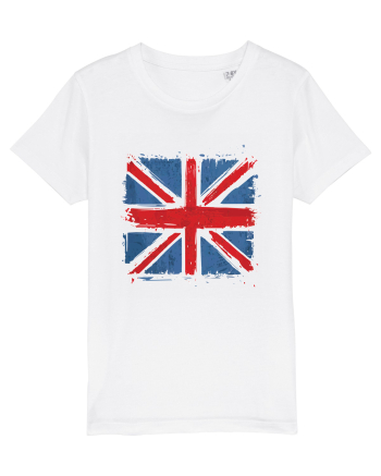 British Flag | UK Flag | England Distressed Flag White