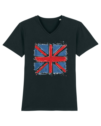 British Flag | UK Flag | England Distressed Flag Black