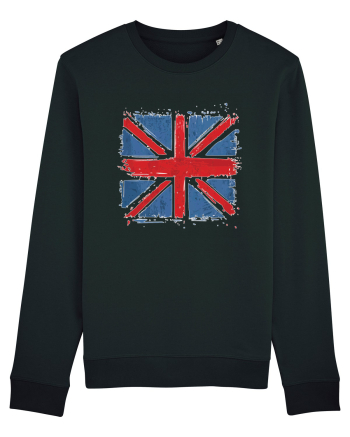 British Flag | UK Flag | England Distressed Flag Black