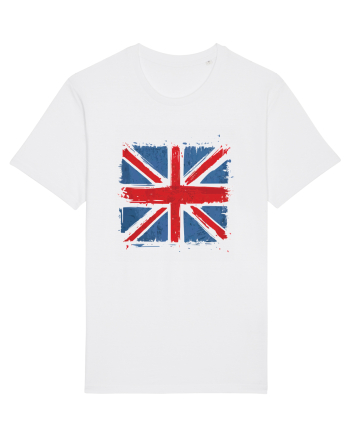 British Flag | UK Flag | England Distressed Flag White