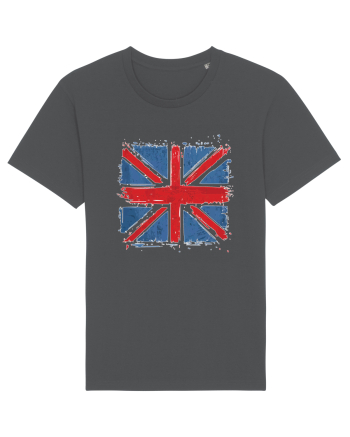 British Flag | UK Flag | England Distressed Flag Anthracite