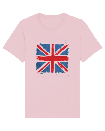 British Flag | UK Flag | England Distressed Flag Cotton Pink