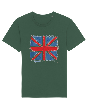 British Flag | UK Flag | England Distressed Flag Bottle Green