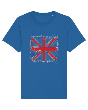 British Flag | UK Flag | England Distressed Flag Royal Blue