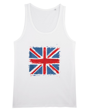 British Flag | UK Flag | England Distressed Flag White