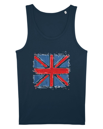 British Flag | UK Flag | England Distressed Flag Navy