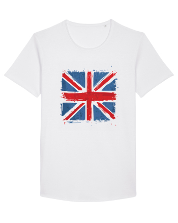 British Flag | UK Flag | England Distressed Flag White