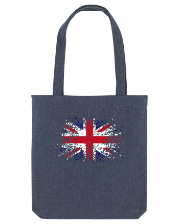 British Flag | UK Flag | England Grunge Flag Midnight Blue