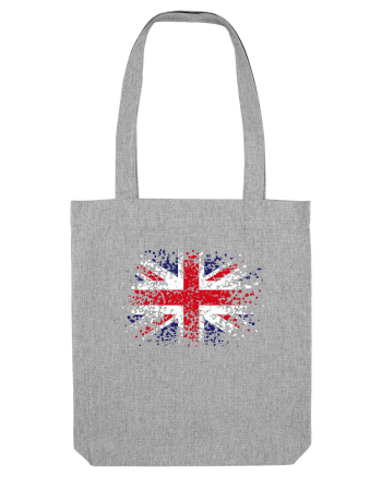 British Flag | UK Flag | England Grunge Flag Heather Grey