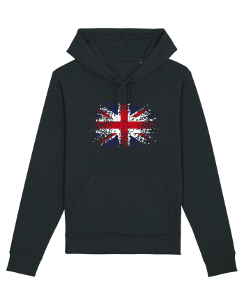 British Flag | UK Flag | England Grunge Flag Black