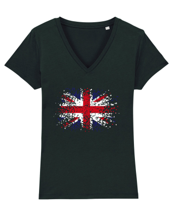 British Flag | UK Flag | England Grunge Flag Black