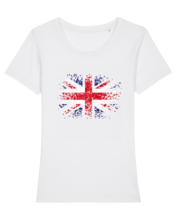 British Flag | UK Flag | England Grunge Flag White